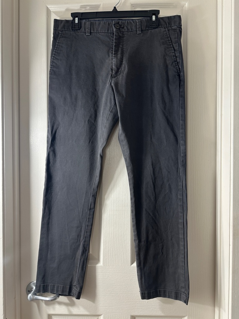 Banana Republic Charcoal Gray Chinos